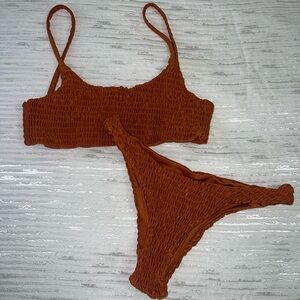 Burnt Orange Bikini Set